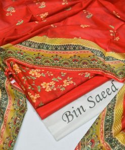 Bin Saeed Ladies 3PC Lawn Printed Suit Design 66