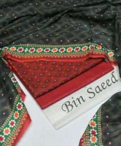 Bin Saeed Ladies 3PC Lawn Printed Suit Design 11