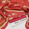 Bin Saeed Lawn Design 52 - 3 Piece Unstitched Summer Suit 2025 | Printed Lawn Shirt, Dyed Trouser, Chiffon Dupatta | Stylish Women Wear | Bin Saeed Collection