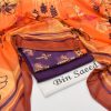 Bin Saeed Lawn Design 14 - 3 Piece Unstitched Summer Suit 2025 | Printed Lawn Shirt, Dyed Trouser, Chiffon Dupatta | Stylish Women Wear | Bin Saeed Collection
