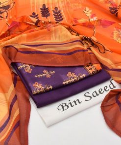 Bin Saeed Ladies 3PC Lawn Printed Suit Design 16
