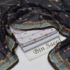 Bin Saeed Lawn Design 38 - 3 Piece Unstitched Summer Suit 2025 | Printed Lawn Shirt, Dyed Trouser, Chiffon Dupatta | Stylish Women Wear | Bin Saeed Collection