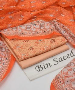 Bin Saeed Ladies 3PC Lawn Printed Suit Design 39