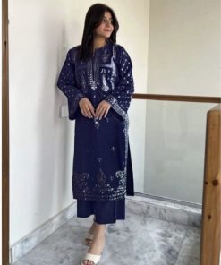 Umzay UZ-01 Embroidered 2PC Lawn Suit – Summer 2025 Collection