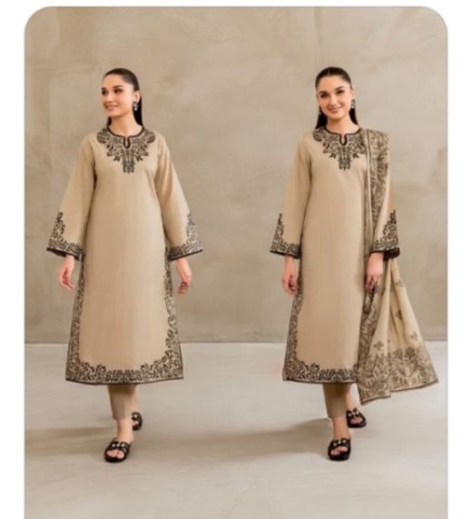 Asim Jofa Unstitched Embroidered Lawn Suit for Summer