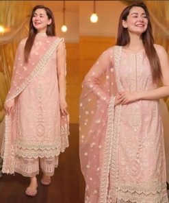 Zara Shahjahan Inspired Fully Embroidered 3PC Fancy Suit – Premium Festive Wear