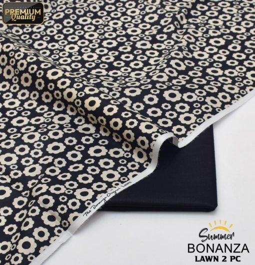 Bonanza summer lawn suit in pastel tones