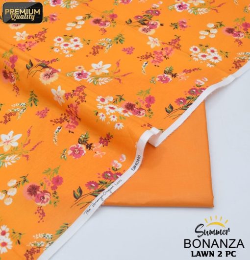 Unstitched soft lawn Style 01 suit for summer