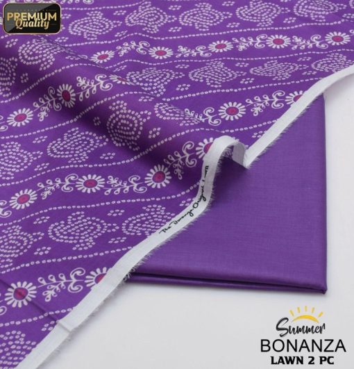 Bonanza Satrang Style 01 soft lawn summer suit for women