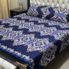 3D Crystal Cotton Bedsheet Design 121 with King Size comfortAbu Hurairah Fabrics