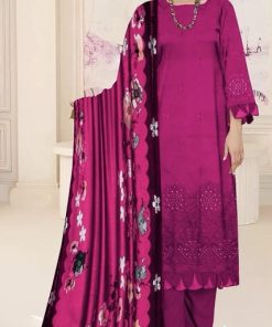 Limelight LL-13 Women’s 3 Piece Chikankari Embroidered Lawn Suit with Morarki Printed Dupatta