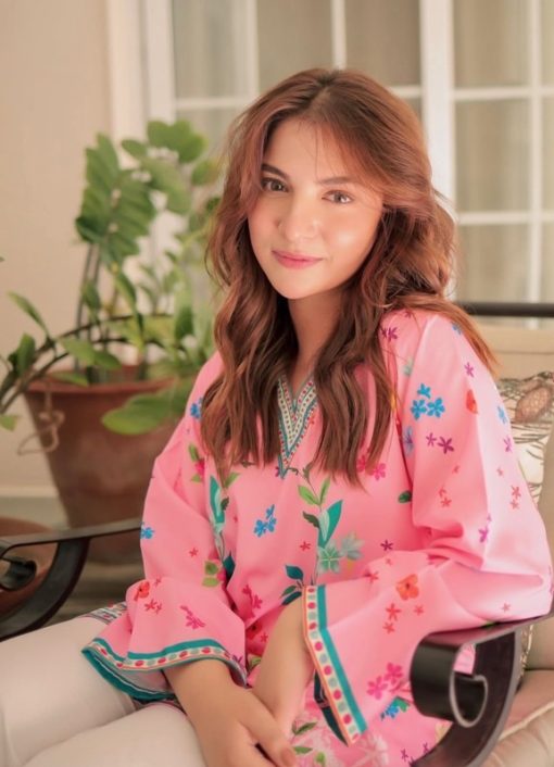 Dananeer DN-01 2 Piece Lawn Unstitched Summer Suit with Digital Printed Shirt and Back