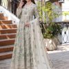 Bareeze BR-45 - 3 Piece Embroidered Lawn Suit with Heavy Front, Sleeves & Chiffon Embroidered Dupatta