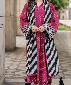 Baroque BR-79 Digital Allover Printed Lawn 3PC Suit for Women with Dupatta – Summer 2025