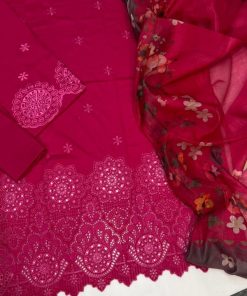Limelight 3 Piece Embroidered Lawn Suit – LL-13: The Essence of Summer Elegance