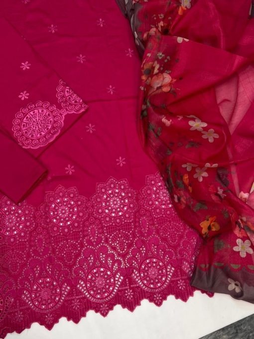 Limelight 3 Piece Embroidered Lawn Suit – LL-13: The Essence of Summer Elegance