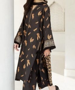 Baroque BR-78 – Unstitched 3 Piece Digital Allover Lawn Suit for Women – Summer 2025