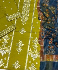 fully embroidered sleeves and a beautifully detailed trouser