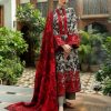 Zainab Chottani 3 Piece Printed Lawn Suit – ZC-04 with Heavy Shaneel Embroidered Front & Daman