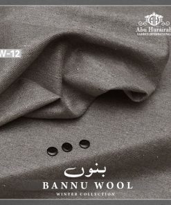 BN-11 Bannu Wool Men Suit – Unstitched Pure Wool Winter Fabric by Abu Hurairah Fabrics