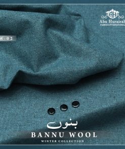 BN-02 Bannu Wool Unstitched Men’s Suit – Original Pure Wool Winter Fabric by Abu Hurairah Fabrics