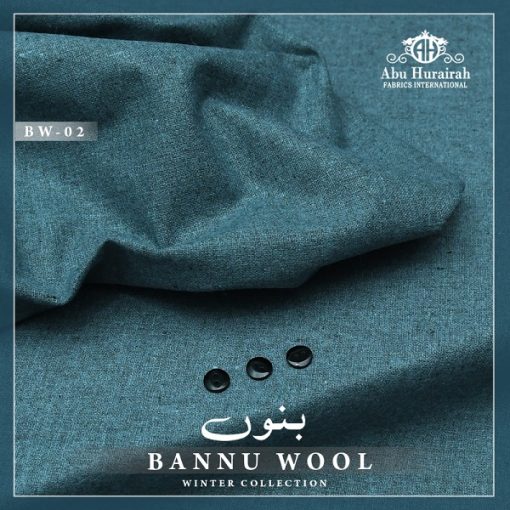 BN-02 Bannu Wool Unstitched Men’s Suit – Original Pure Wool Winter Fabric by Abu Hurairah Fabrics