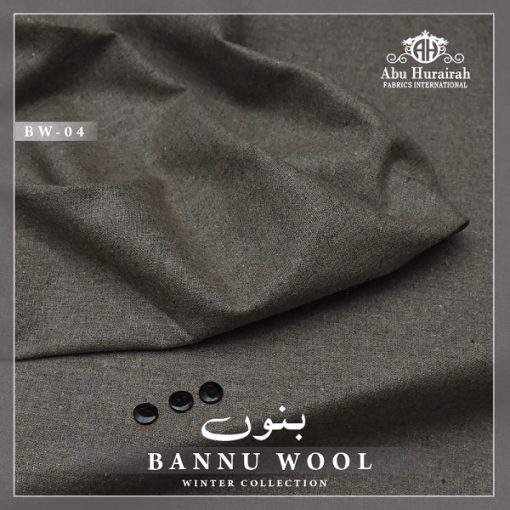 BN-04 Bannu Wool Men Unstitched Winter Suit – Original Wool Fabric by Abu Hurairah Fabrics