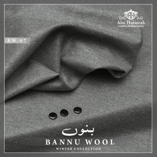 BN-07 Bannu Wool Men Suit – Unstitched Premium Wool Winter Fabric from Abu Hurairah Fabrics