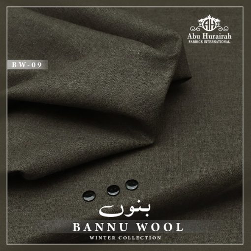 BN-09 Bannu Wool Men Suit – Premium Unstitched Wool Fabric for Men’s Winter Clothing