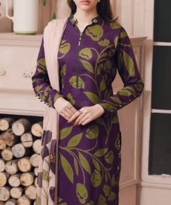 Baroque BR-77 Digital Allover Printed Lawn 3PC Suit for Women with Dupatta – Summer 2025