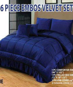 Embos Velvet Bedsheet