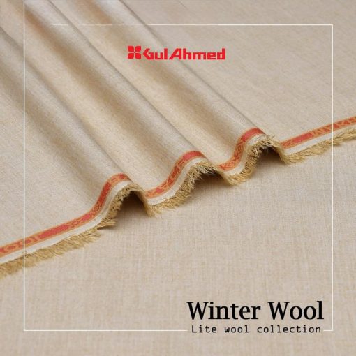 Gul Ahmed Unstitched Wool Suit – Classic Winter Wear for Men