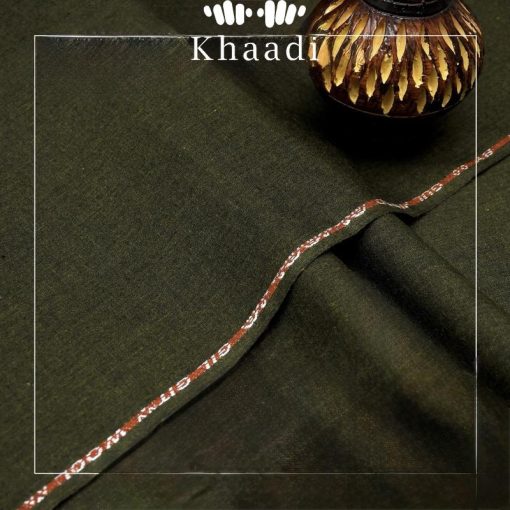 Khaadi KH-10 Men Unstitched Wool Suit – Soft Wool Fabric for Winter Clothing