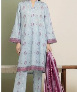 Edenrobe ER-102 3 Piece Lawn Suit – Digital Print Shirt with Tana Dora Lawn Dupatta