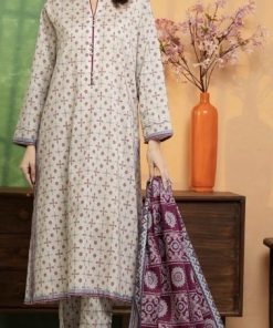 Edenrobe ER-101 3 Piece Lawn Suit – Digital Printed Shirt with Tana Dora Dupatta