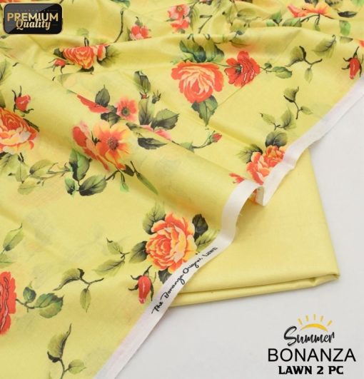 Bonanza Satrang BS-41 – 2 Piece Lawn Suit with Digital Printed Shirt & Trouser