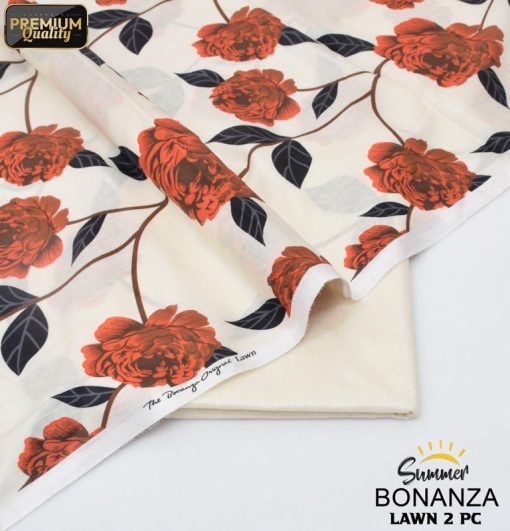 Bonanza Satrang BS-46 – 2 Piece Summer Lawn Suit with Digital Printed Shirt & Trouser