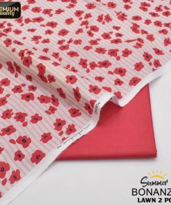 Bonanza Satrang BS-45 – 2 Piece Soft Lawn Suit with Digital Printed Shirt & Trouser