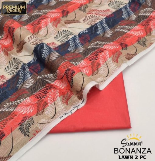 Bonanza Satrang BS-50 – 2 Piece Lawn Suit with Digital Printed Shirt & Trouser