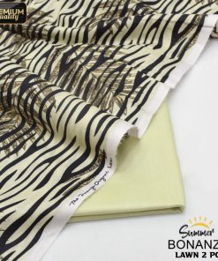 Bonanza Satrang 2 Piece Summer Soft Lawn Printed Suit – BS-44 | Stylish Digital Printed Lawn 2025