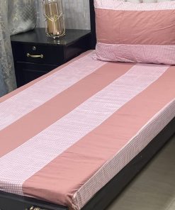 Stylish cotton embroidered bed sheet for single beds in premium quality