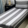 Breathable embroidered patchwork bed sheet for comfortable sleep