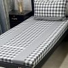 Cozy cotton single bed sheet with detailed embroidered patchwork