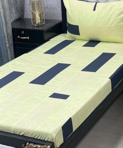 Affordable embroidered patchwork cotton bed sheet with stylish design
