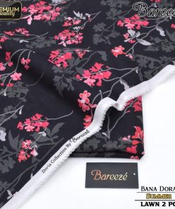 BR-302 Bareeze 2 Piece Lawn Suit – Bana Dora Fabric with Printed Shirt and Trouser
