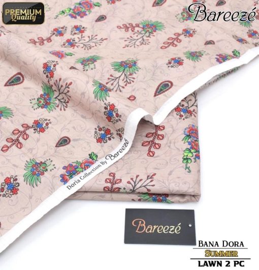 Bareeze BR-305 2 Piece Lawn Suit – Printed Bana Dora Shirt and Trouser