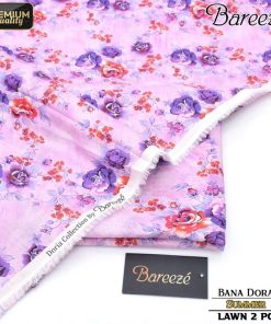 BR-301 Bareeze 2 Piece Lawn Suit – Allover Printed Bana Dora Shirt and Trouser