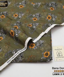 BR-304 Bareeze Lawn Suit – Stylish Bana Dora Printed Shirt and Trouser (2 Piece)