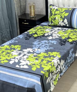 Luxurious and Comfortable 3D Crystal Cotton Single Bed Sheet Set