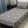 High-Quality Crystal Cotton 3D Bed Sheet Set with Vibrant Design